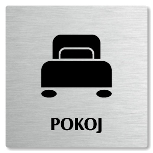 Pokoj, 80x80mm, stříbrná, Nevada
